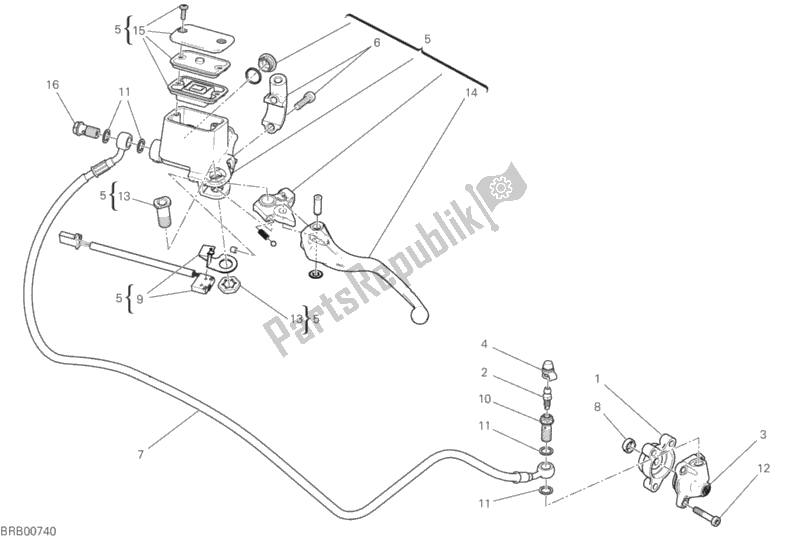 All parts for the Clutch Control of the Ducati Scrambler 1100 PRO 2020